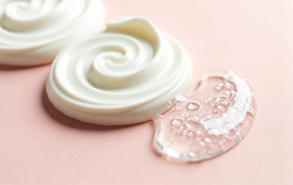 Luxurious anti-aging cream textures